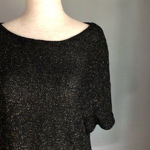 NWOT Generation Love Black and Gold Top